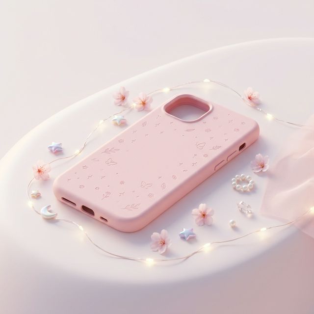 Pink Phone Mockup